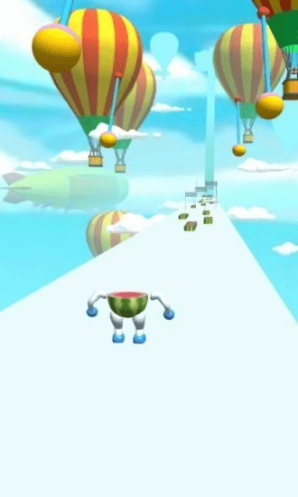 水果跑酷3d游戏(fruit run 3d)_https://www.kepuu.com__第1张