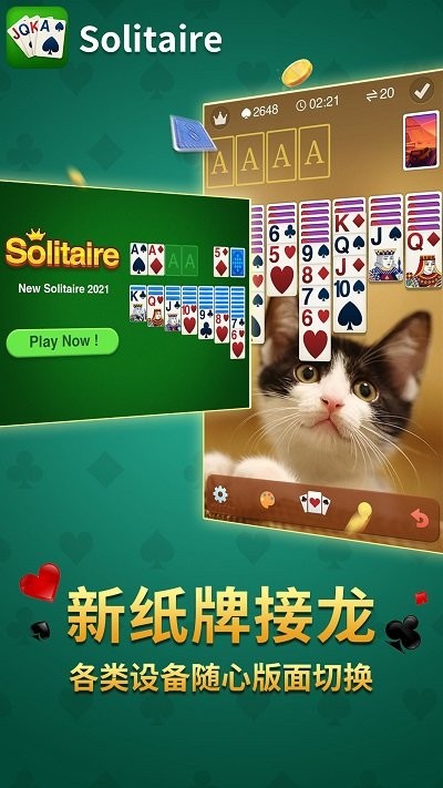 新纸牌接龙游戏(solitaire car dgame)