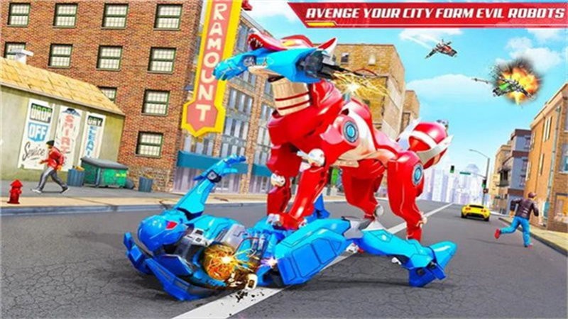 狐狸机器人城市战争游戏最新版