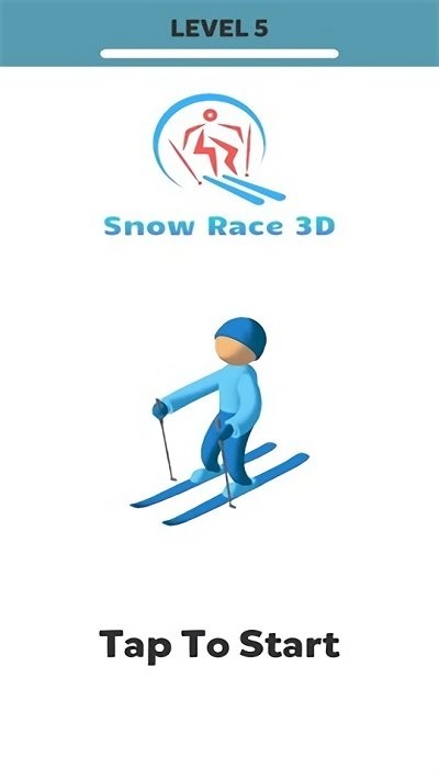 雪地竞速3d最新版(snow race 3d)