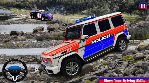 越野警车模拟器游戏(offroad police truck)