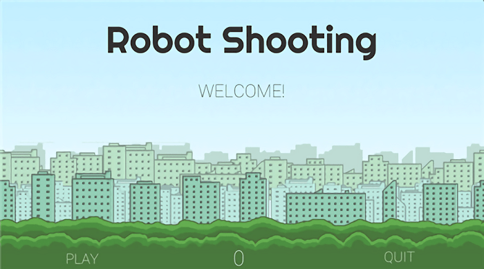 外星机器人射击游戏(robot shooting)