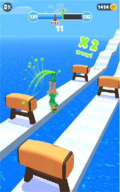 体操比赛3d游戏(gym race)