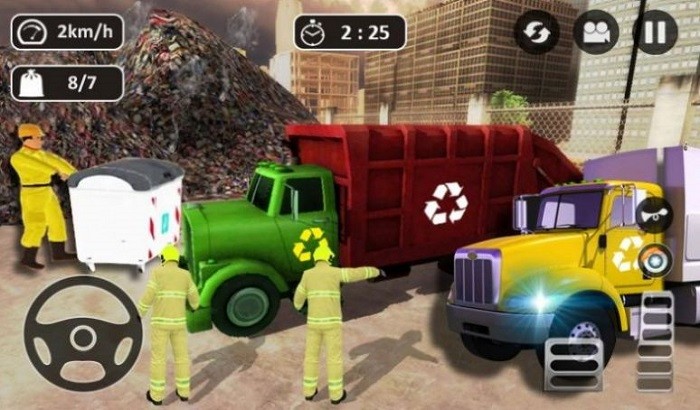 垃圾车行驶游戏(garbage trash truck driving)