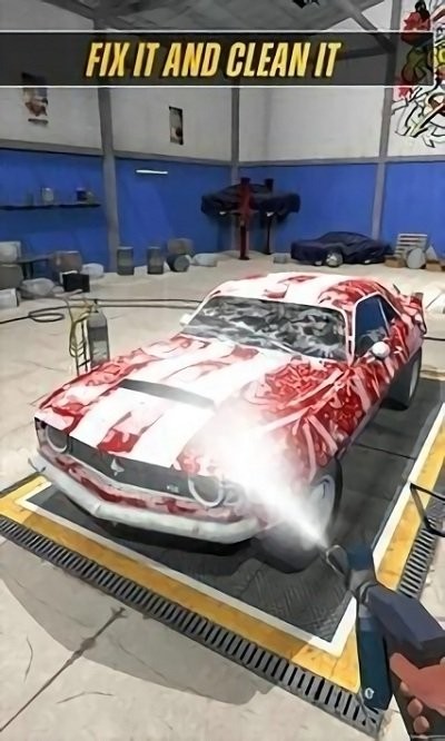 电动洗车清洁模拟器游戏(power car wash simulator)